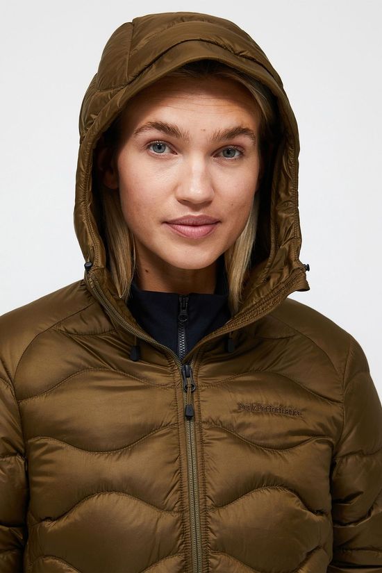 Peak Performance Donsjas W Helium Down Parka Meadow Moss