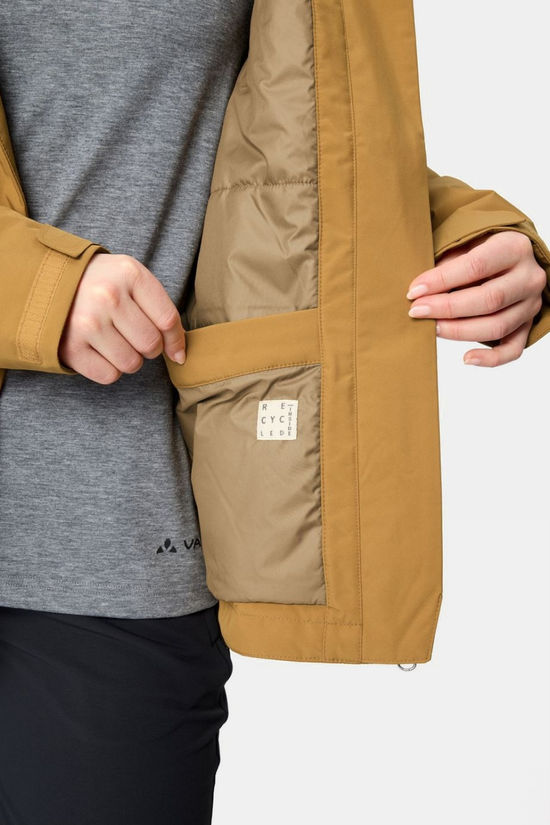 Vaude Regenjas Rosemoor Padded Peanut Butter