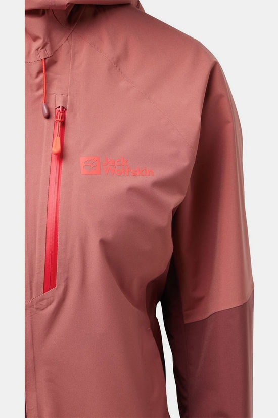 Jack Wolfskin Veste Imperméable Eagle Peak 2L Jkt W mid red/mid pink