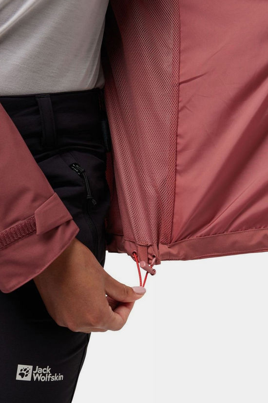 Jack Wolfskin Veste Imperméable Eagle Peak 2L Jkt W mid red/mid pink