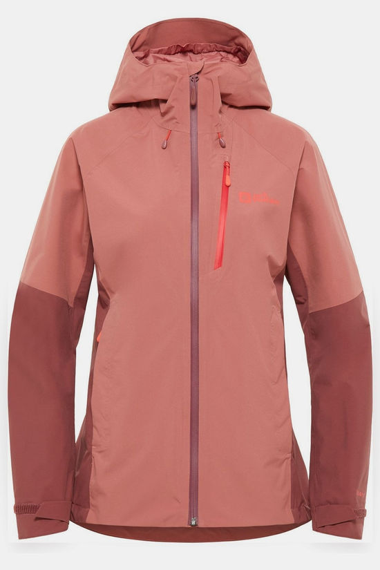 Jack Wolfskin Veste Imperméable Eagle Peak 2L Jkt W mid red/mid pink