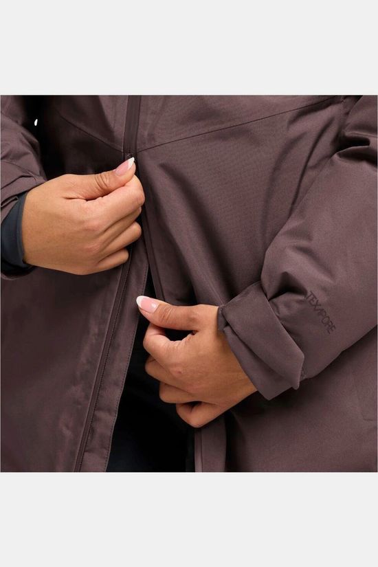 Jack Wolfskin Regenjas Icecape 2L Down Ins Jkt W Rds Sheer Plum