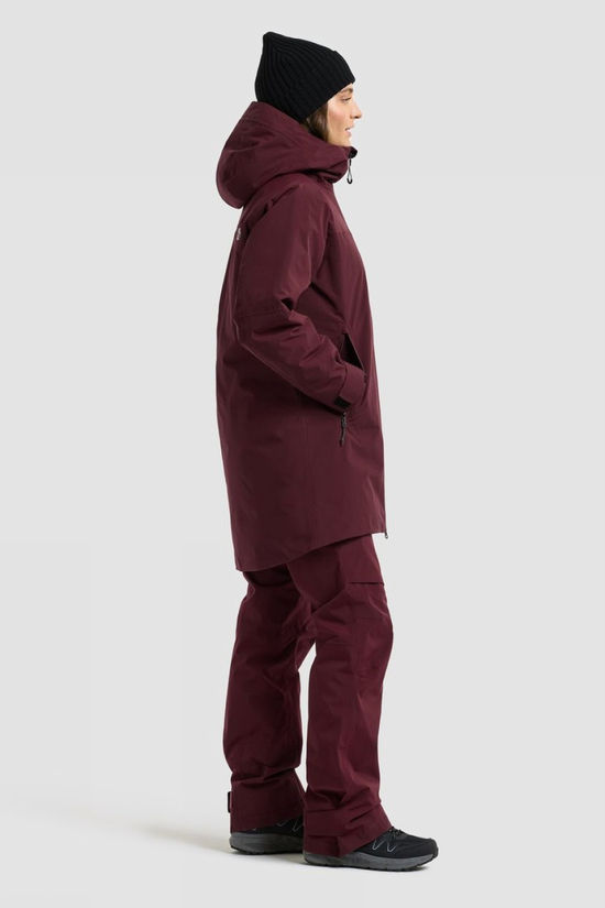 Didriksons Veste Marget Wns Parka 2 Old Rust