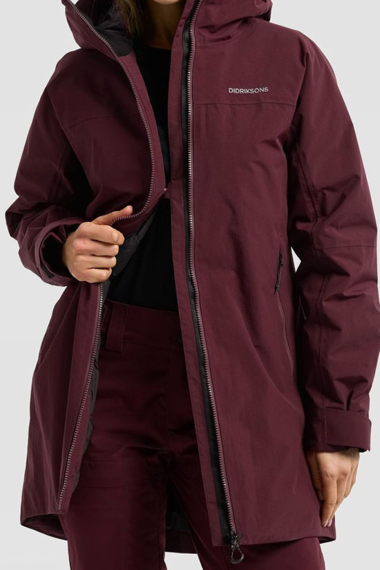 Didriksons Veste Marget Wns Parka 2 Old Rust