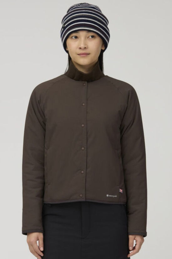 Snowpeak Veste Flexible Insulated Cardigan Women'S Dark Brown
