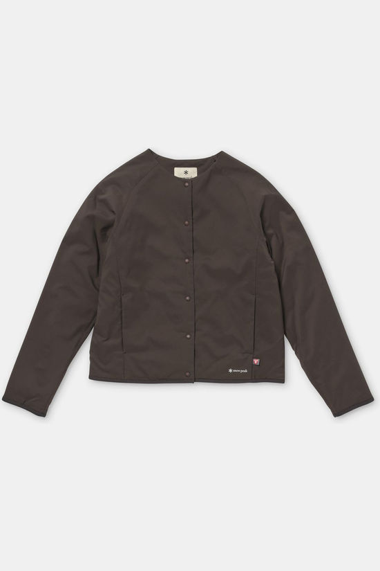 Snowpeak Veste Flexible Insulated Cardigan Women'S Dark Brown