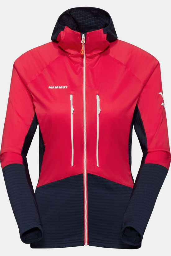 Mammut Veste Eiger Nordwand Ml Hybrid Hooded Red/Navy Blue