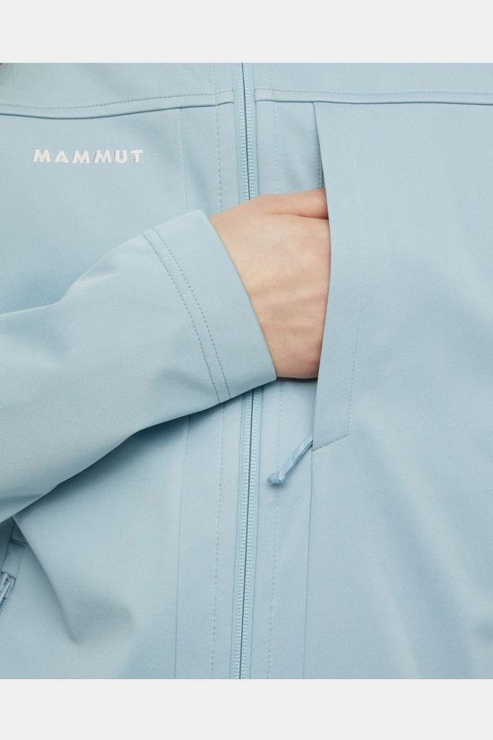 Mammut Softshell Jas Ultimate VIII So Hooded Jacket Women Nebla