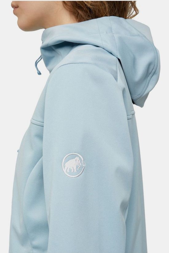 Mammut Softshell Jas Ultimate VIII So Hooded Jacket Women Nebla