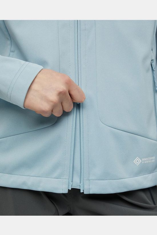 Mammut Softshell Jas Ultimate VIII So Hooded Jacket Women Nebla