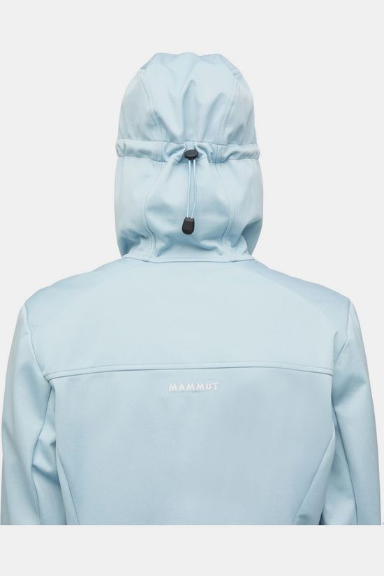 Mammut Softshell Jas Ultimate VIII So Hooded Jacket Women Nebla