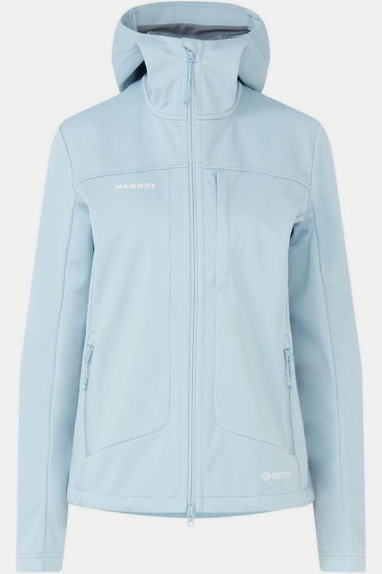 Mammut Softshell Jas Ultimate VIII So Hooded Jacket Women Nebla