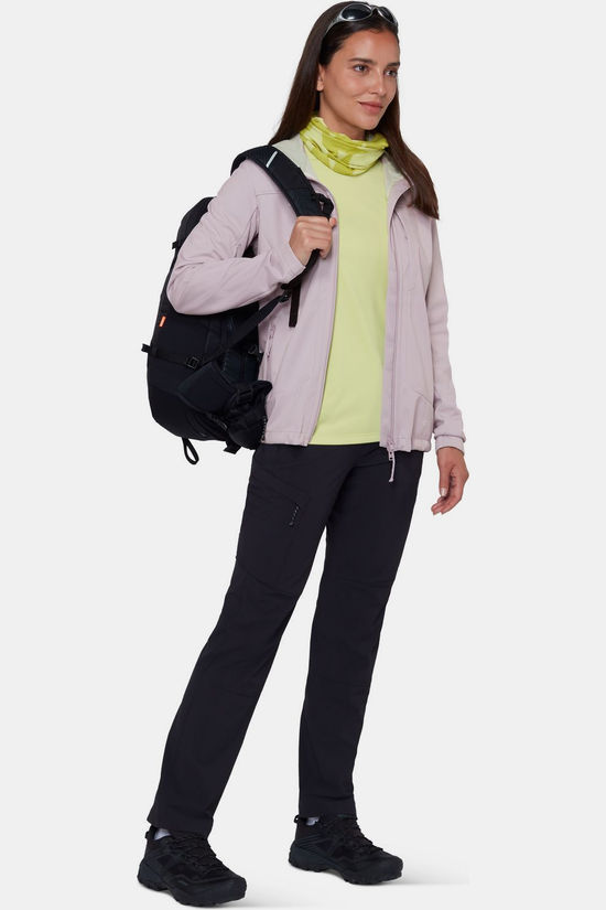 Mammut Softshell Jas Ultimate VIII So Hooded Jacket Women Alpine Calamint