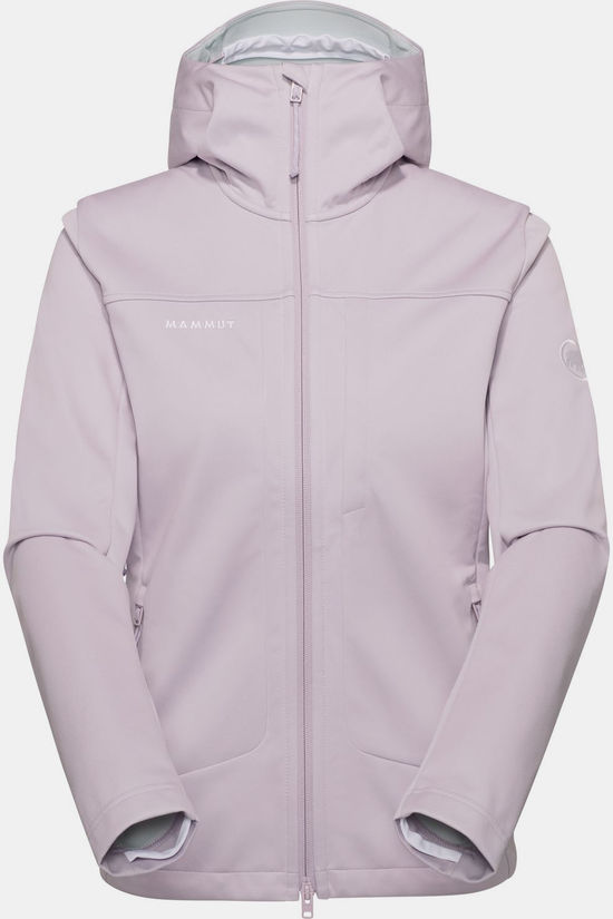 Mammut Softshell Jas Ultimate VIII So Hooded Jacket Women Alpine Calamint