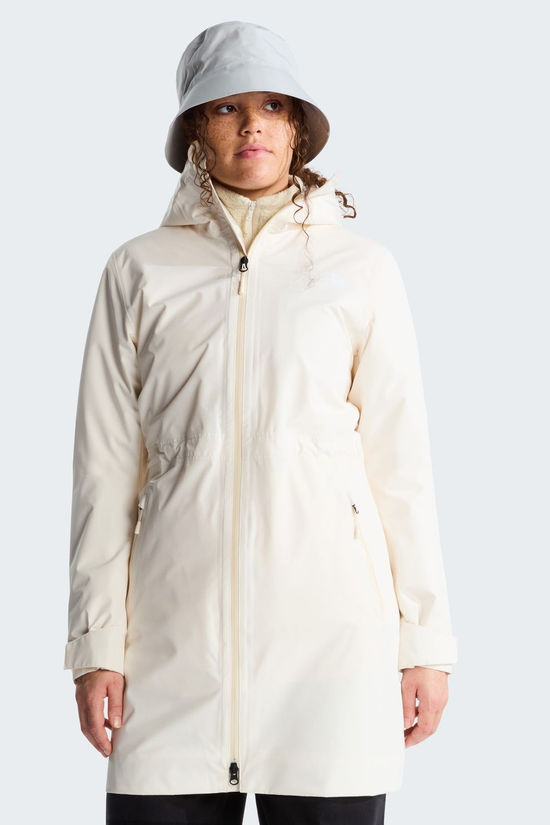 The North Face Regenjas W Dryvent Hikesteller Parka White Dune