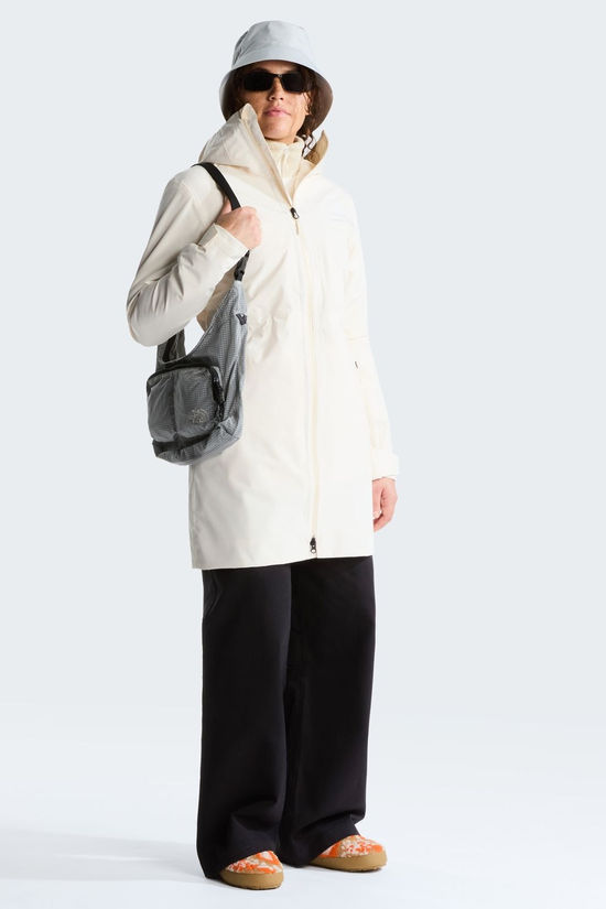 The North Face Regenjas W Dryvent Hikesteller Parka White Dune