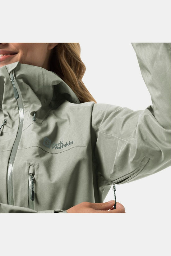Jack Wolfskin Regenjas Kammweg 3L Mint Leaf