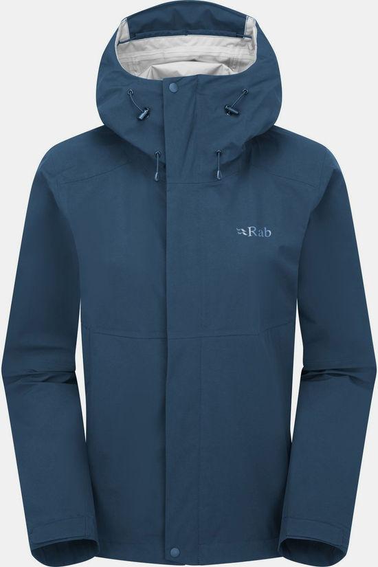 Rab Regenjas Firewall Jacket Wmns Tempest Blue