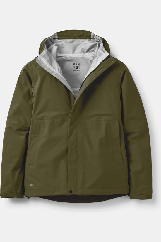 Rab Regenjas Firewall Jacket Wmns Army