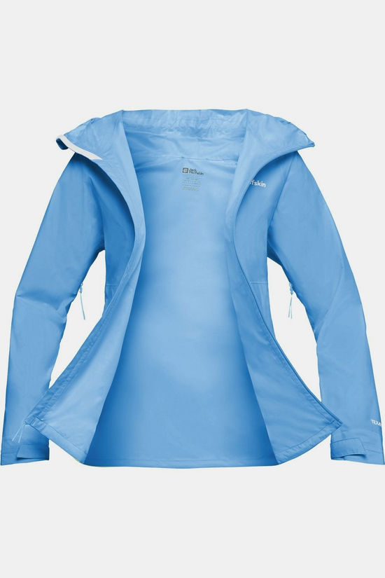 Jack Wolfskin Regenjas Prelight 2.5L Lt Jkt W Mid Blue