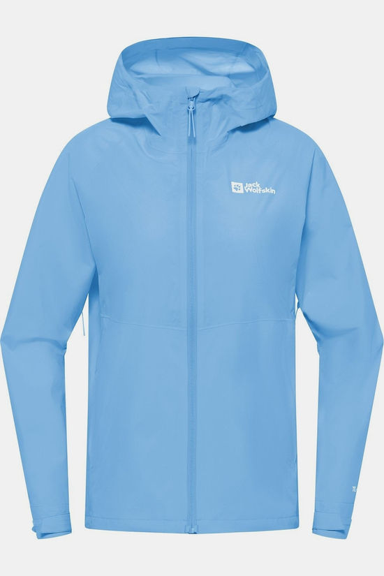 Jack Wolfskin Regenjas Prelight 2.5L Lt Jkt W Mid Blue
