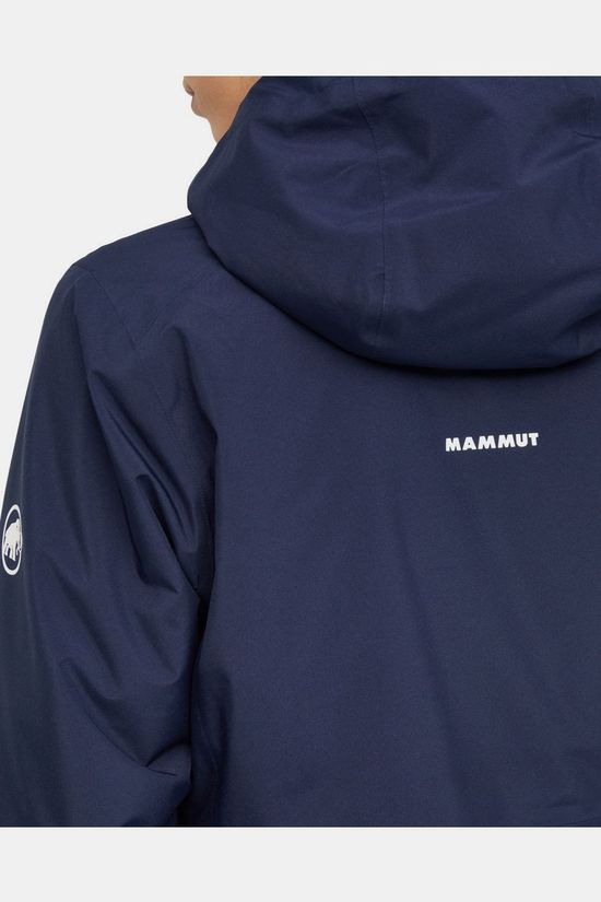 Mammut Regenjas Linard Hs Thermo Hooded Jacket Women Marine