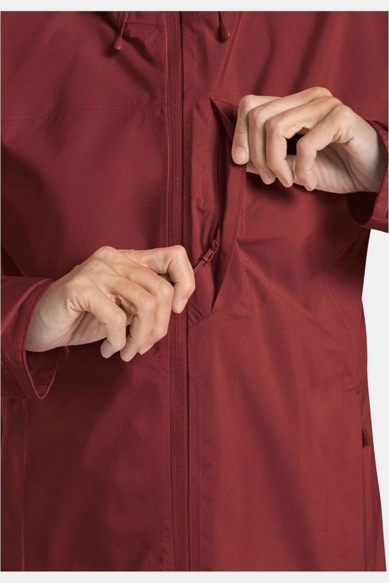 Jack Wolfskin Regenjas Tempest 2L Jkt W Merlot