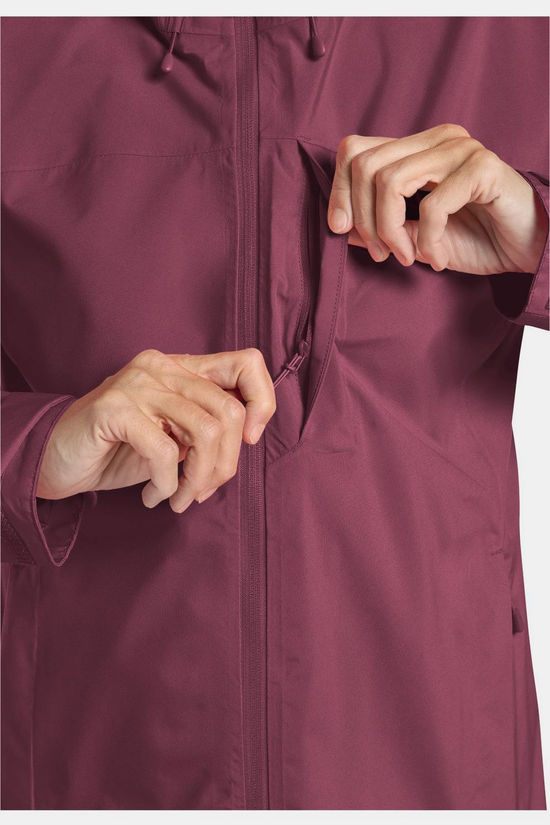Jack Wolfskin Veste Imperméable Tempest 2L Jkt W Raisin