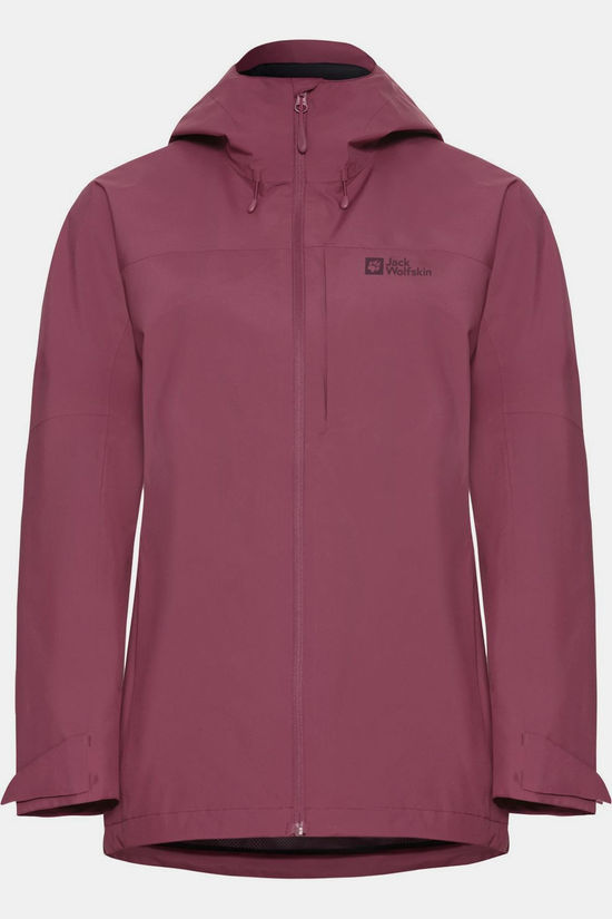 Jack Wolfskin Veste Imperméable Tempest 2L Jkt W Raisin