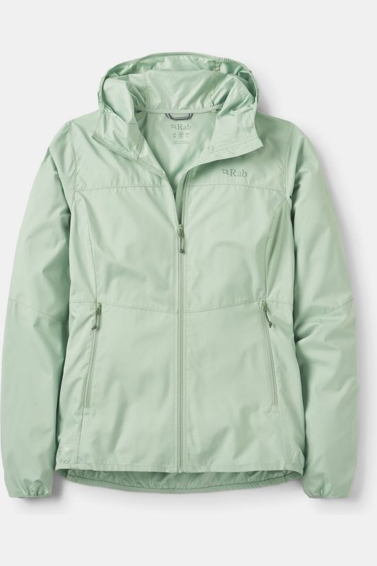 Rab Coupe-Vent Windgather Hoody Wmns Fig Green