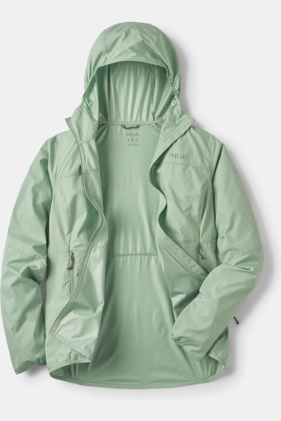 Rab Coupe-Vent Windgather Hoody Wmns Fig Green