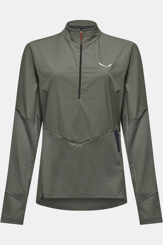 Salewa T-Shirt Pedroc Dry Wind Hz Tee W Faded Green