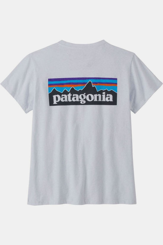 Patagonia T-Shirt P-6 Logo Responsibili-Tee White/White