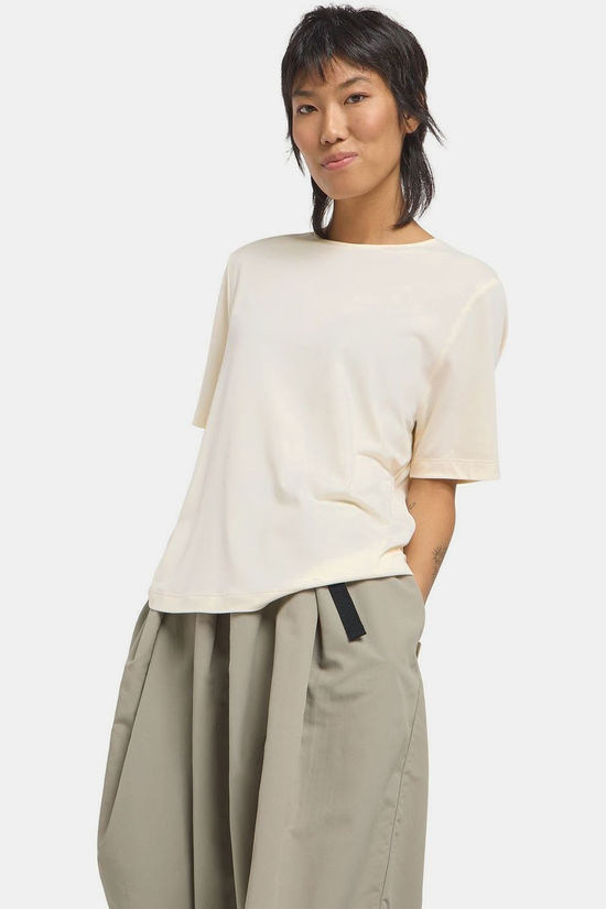 Jack Wolfskin T-Shirt Travel Tee Cotton White Heather
