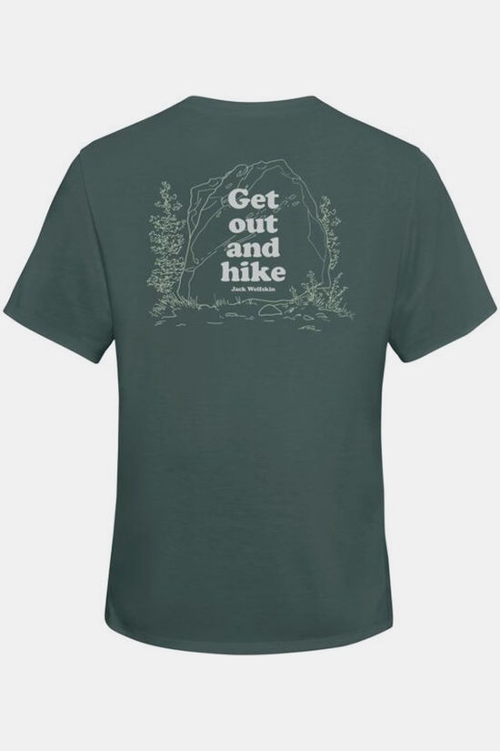 Jack Wolfskin T-Shirt Vonnan Graphic T W Outdoor Sago Palm