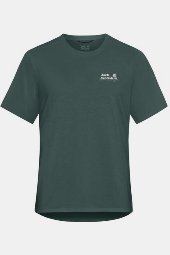 Jack Wolfskin T-Shirt Vonnan Graphic T W Outdoor Sago Palm