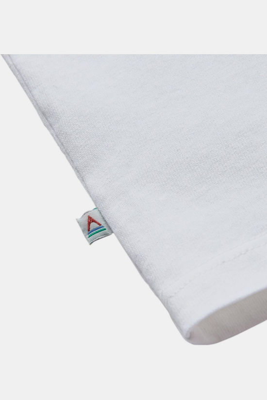Passenger Clothing ltd T-Shirt Sunray Recycled Cotton T-Shirt White