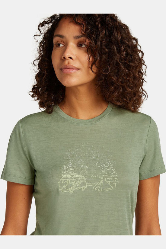 icebreaker T-Shirt W Mer 150 Tech Lite Ss Tee Van Camp Lichen