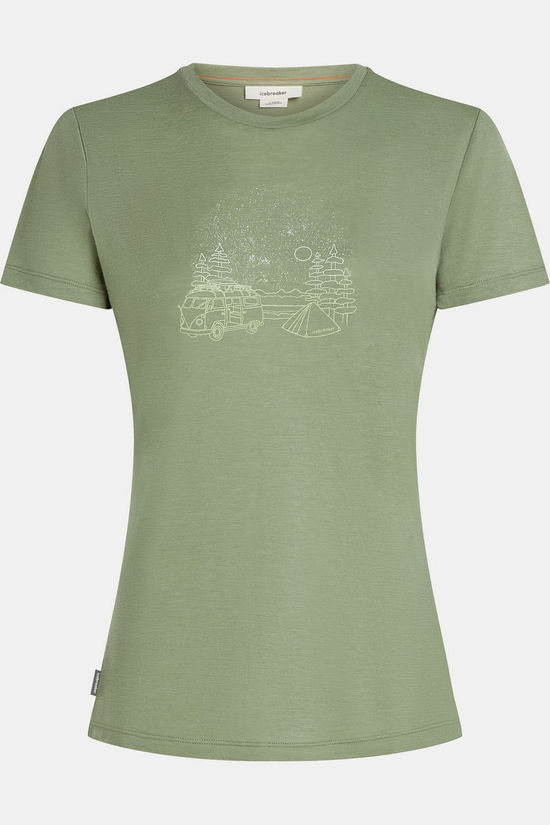 icebreaker T-Shirt W Mer 150 Tech Lite Ss Tee Van Camp Lichen