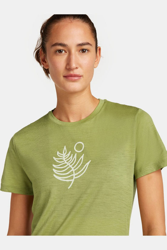 icebreaker T-Shirt W Mer 150 Tech Lite Ss Tee Fresh Fern Olive