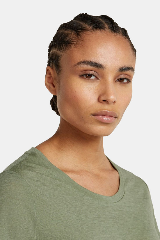 icebreaker T-Shirt Women Mer 150 Tech Lite Ss Scoop Tee Lichen