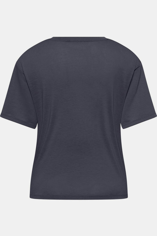 Jack Wolfskin T-Shirt Vonnan Crop T W dark blue