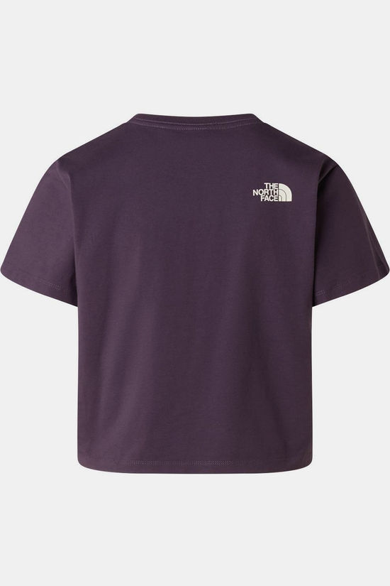 The North Face T-Shirt W Flora Embro Regular Short Sleeve Tee-G Endless Dusk