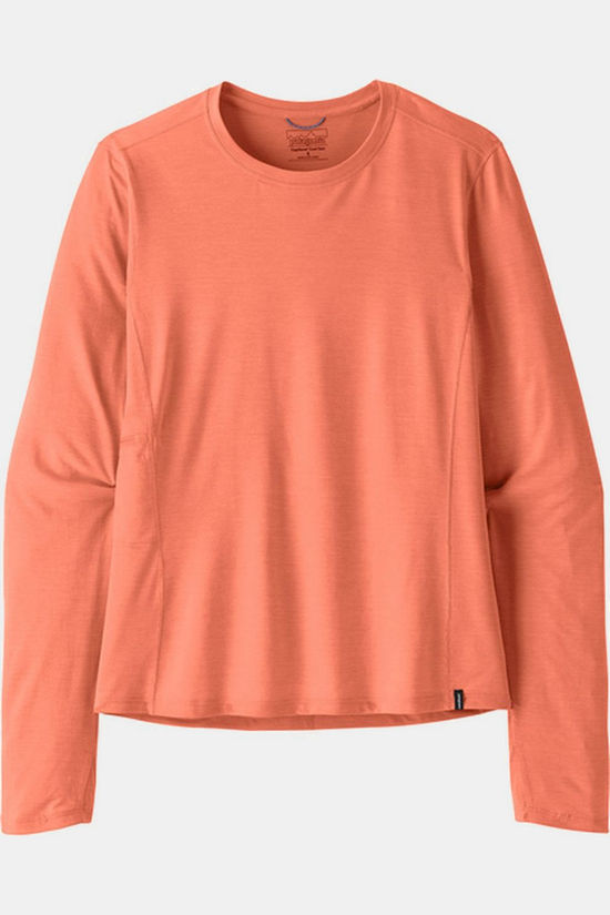 Patagonia T-Shirt W'S L/S Cap Cool Sun Shirt Mellow Melon - Peach Sherbet X-Dye