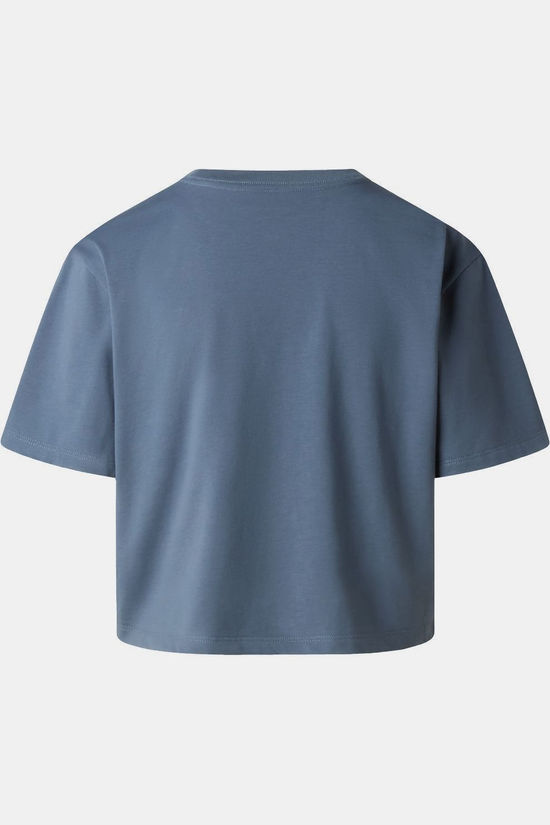 The North Face T-Shirt W Evolution Simple Dome Crop Rlx Ss Tee Granite Grey