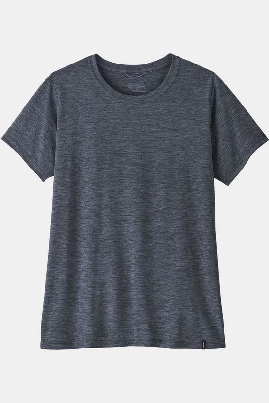 Patagonia T-Shirt W'S Cap Cool Daily Shirt Smolder Blue - Light Smolder Blue X-Dye