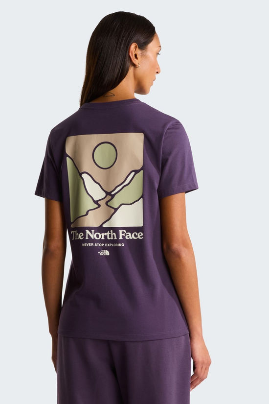 The North Face T-Shirt W Monte Reg Ss Tee-Graphic Endless Dusk