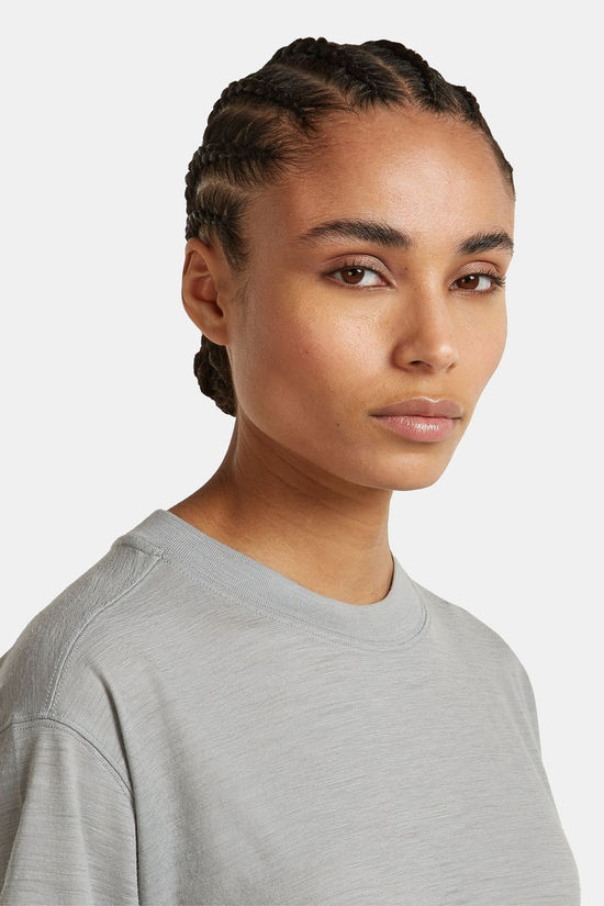 icebreaker T-Shirt Women Merino 150 Tech Lite Ss Relaxed Tee Proto Grey