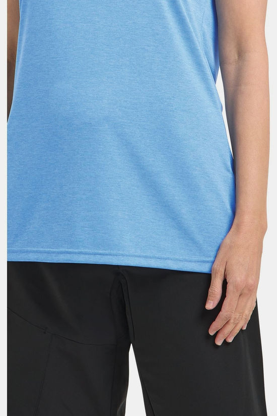 Jack Wolfskin Top Crosstrail Tank Mid Blue