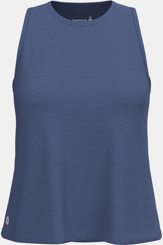Smartwool Top Women'S Active Mesh High Neck Tank Nightfall/Deep Navy